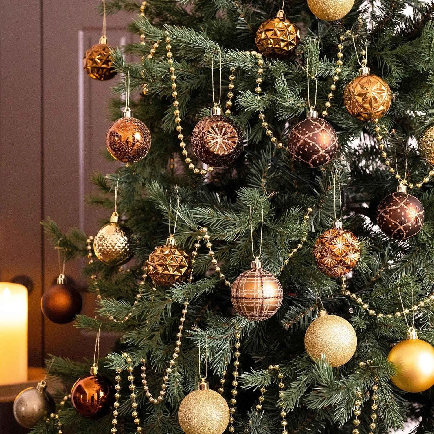 Bronze Copper Brown Gold Ornaments 