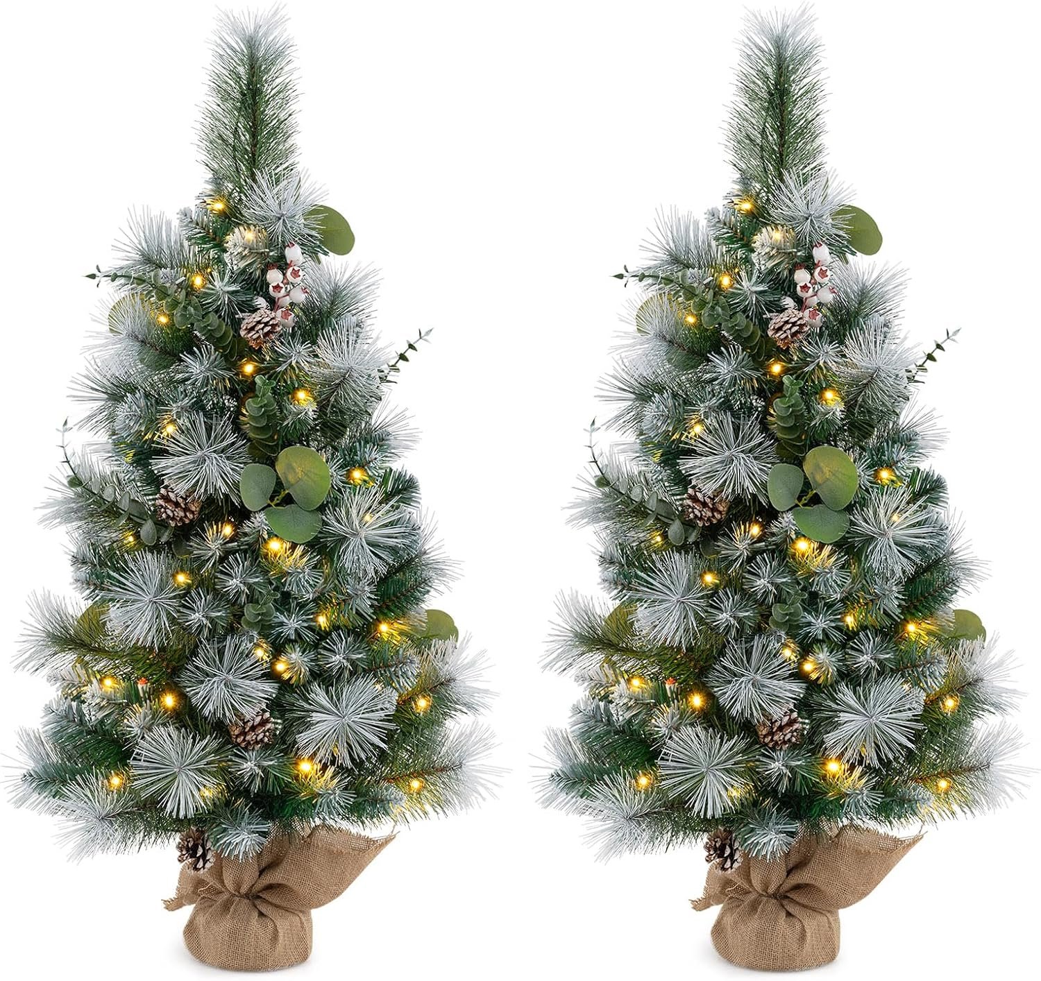 3ft Pre-Lit Mini Tabletop Christmas Tree