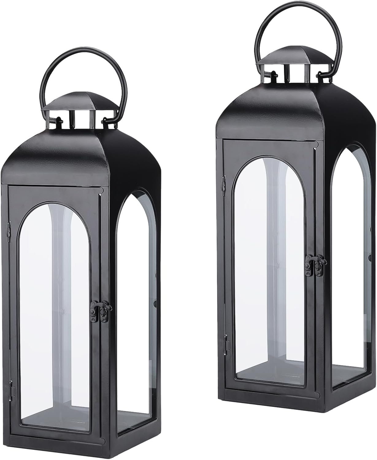  Luxury Black Metal Lanterns in Black