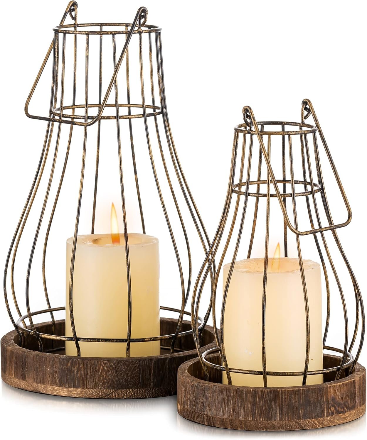 Rustic Candle Holders Decorative Lanterns