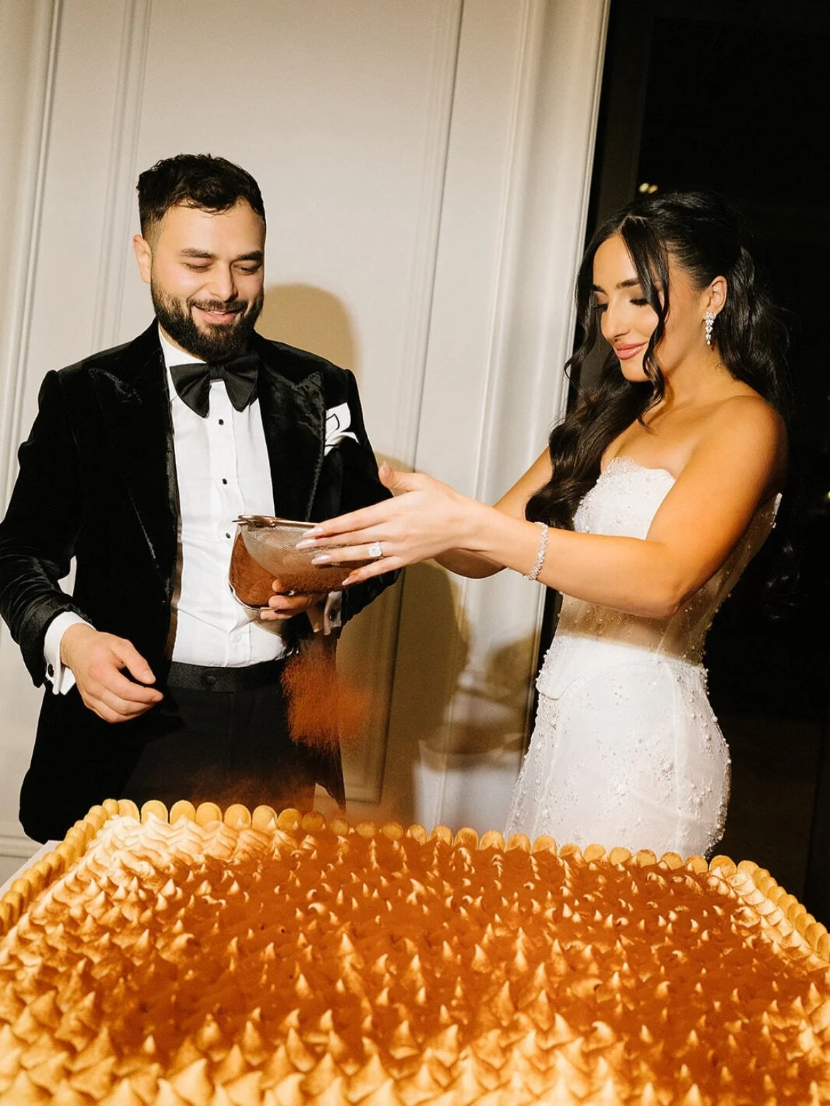 Luxury wedding budgets aren&rsquo;t just numbers, they&rsquo;re what shape your entire experience. 

When Samantha &amp; Roman came to us, they had a clear vision: meaningful details designed to be experienced, including a showstopping tiramisu by @c