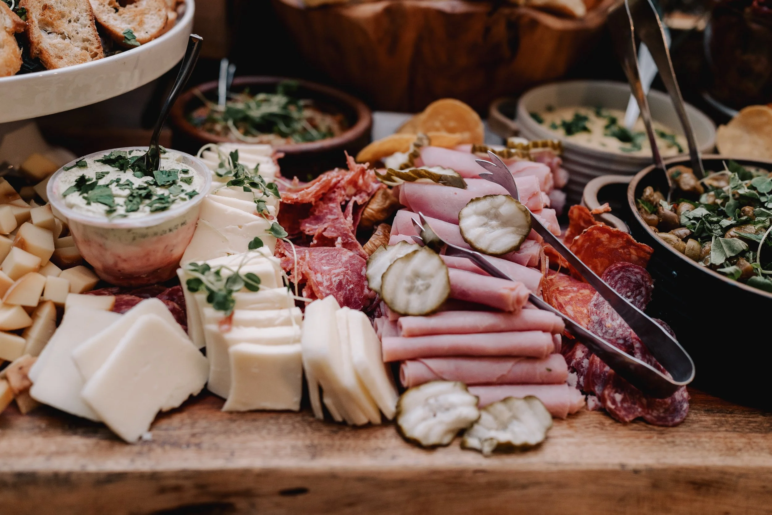 Catered food for a local Toronto wedding