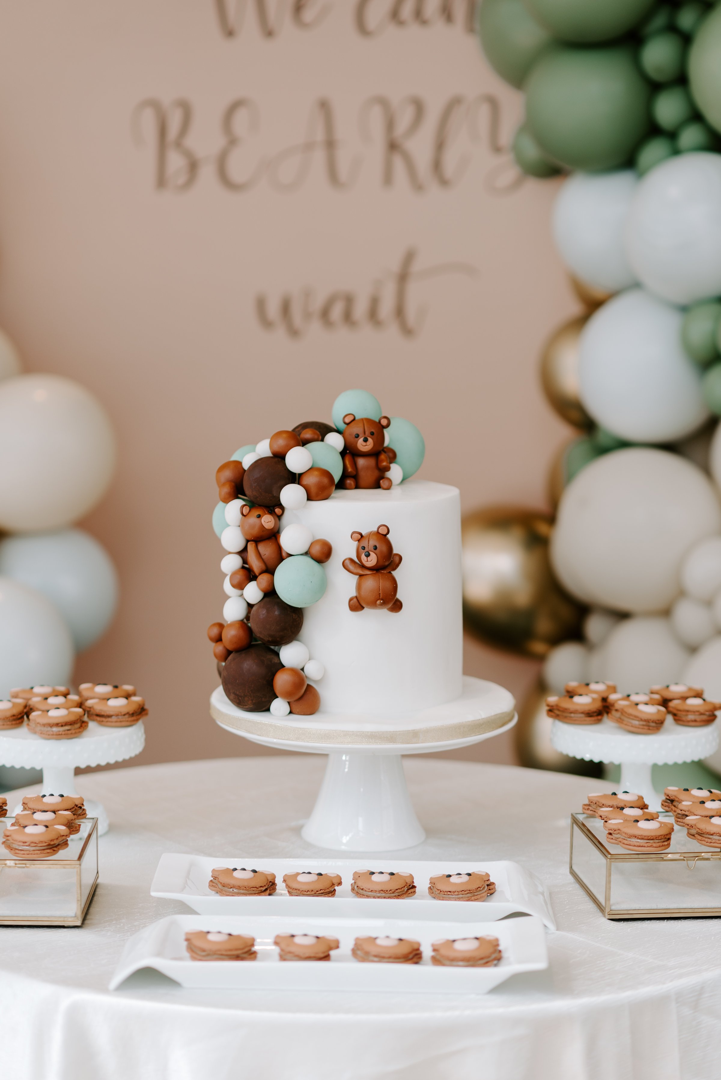 celebration coordination planning design detail party baby shower cake display dessert