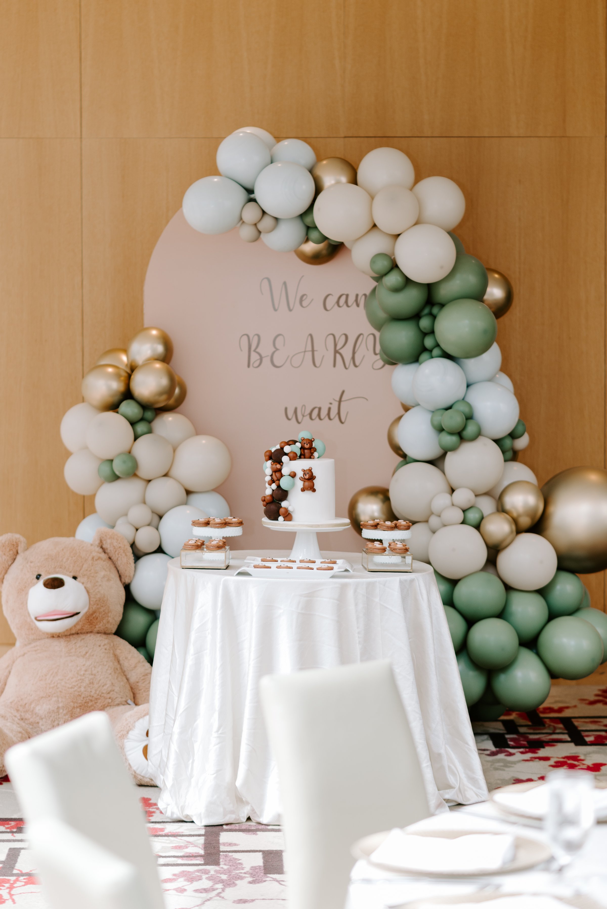celebration coordination planning design detail party baby shower cake display