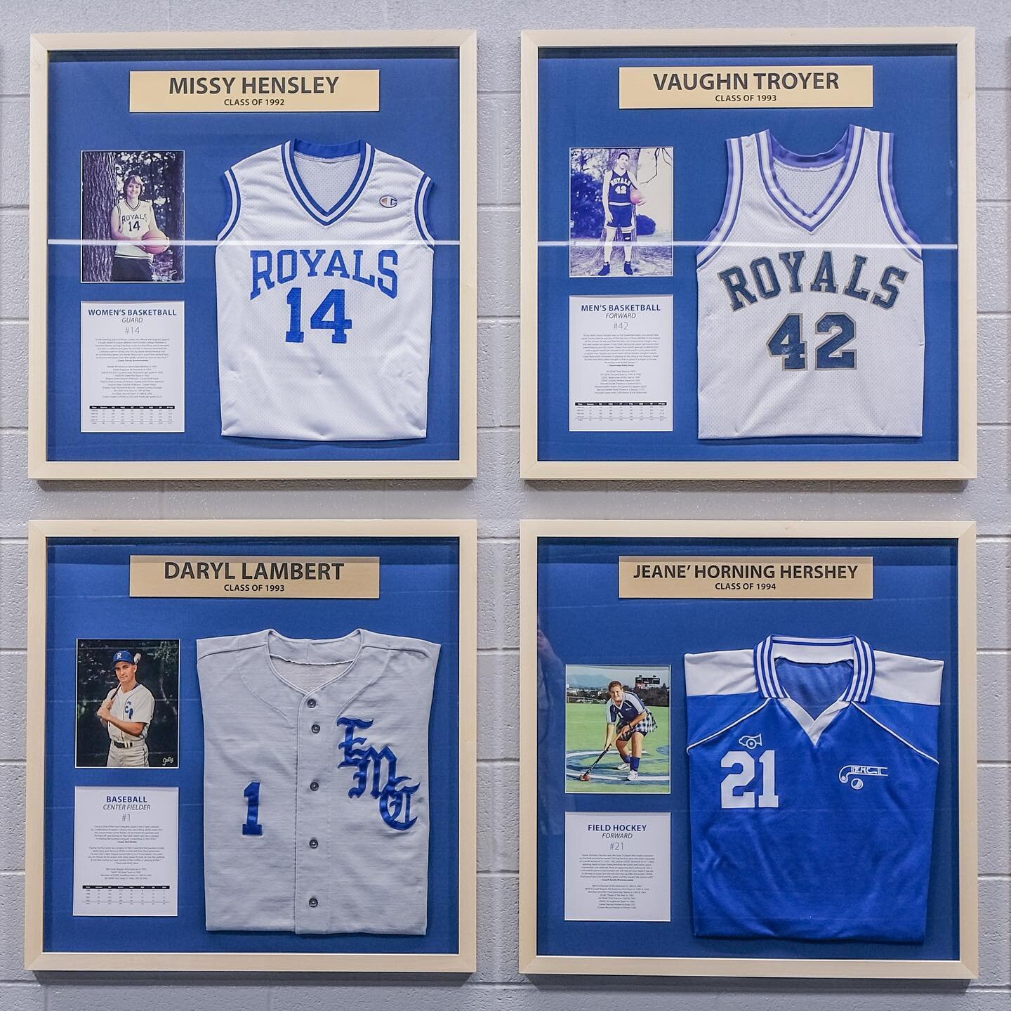 2023 was a busy year for us! So busy that we hardly had time to share all of the really cool projects we worked on. One that we&rsquo;re especially proud of is this series of jerseys for the newly renovated Hall of Honor at @easternmennoniteuniversit