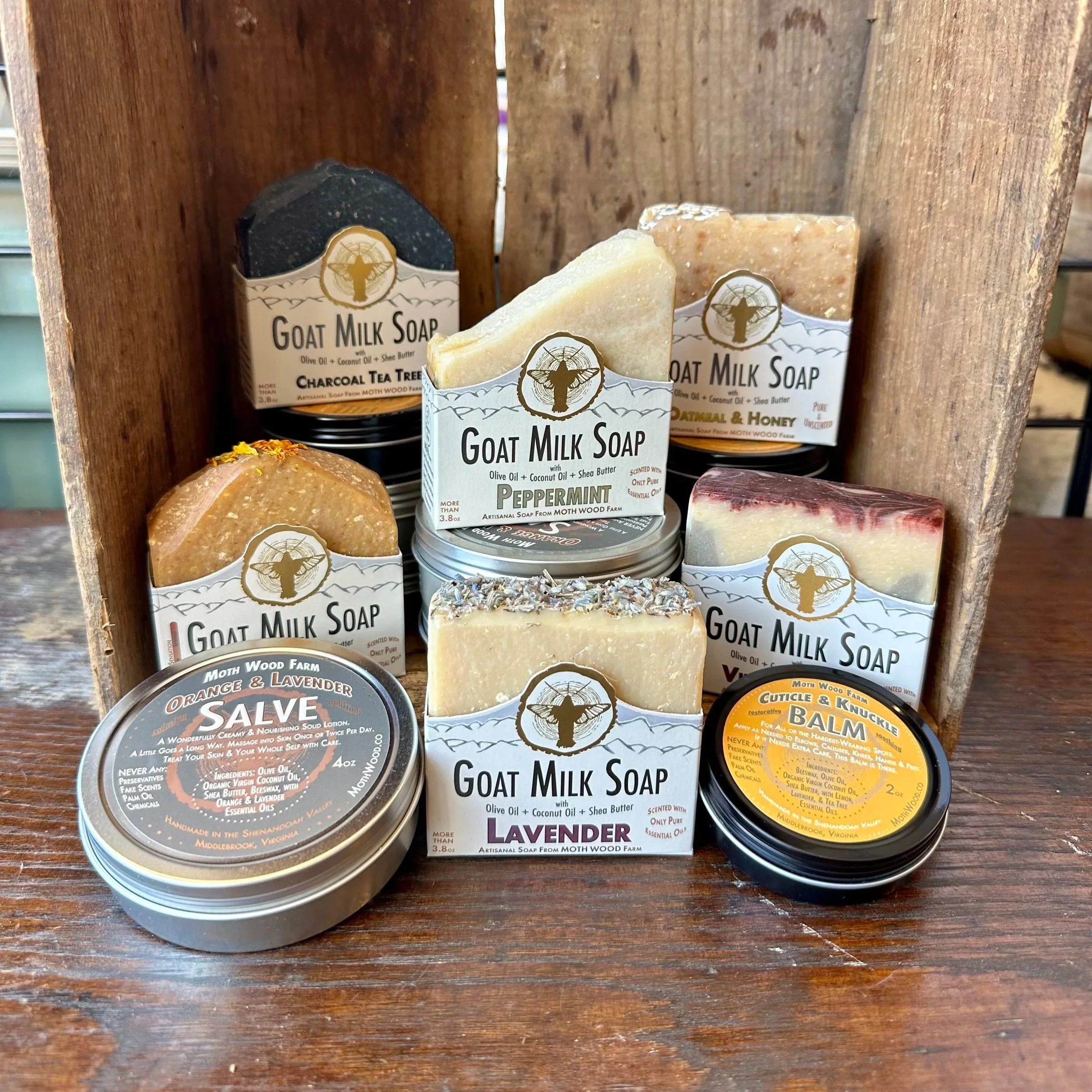 Soaps and salves