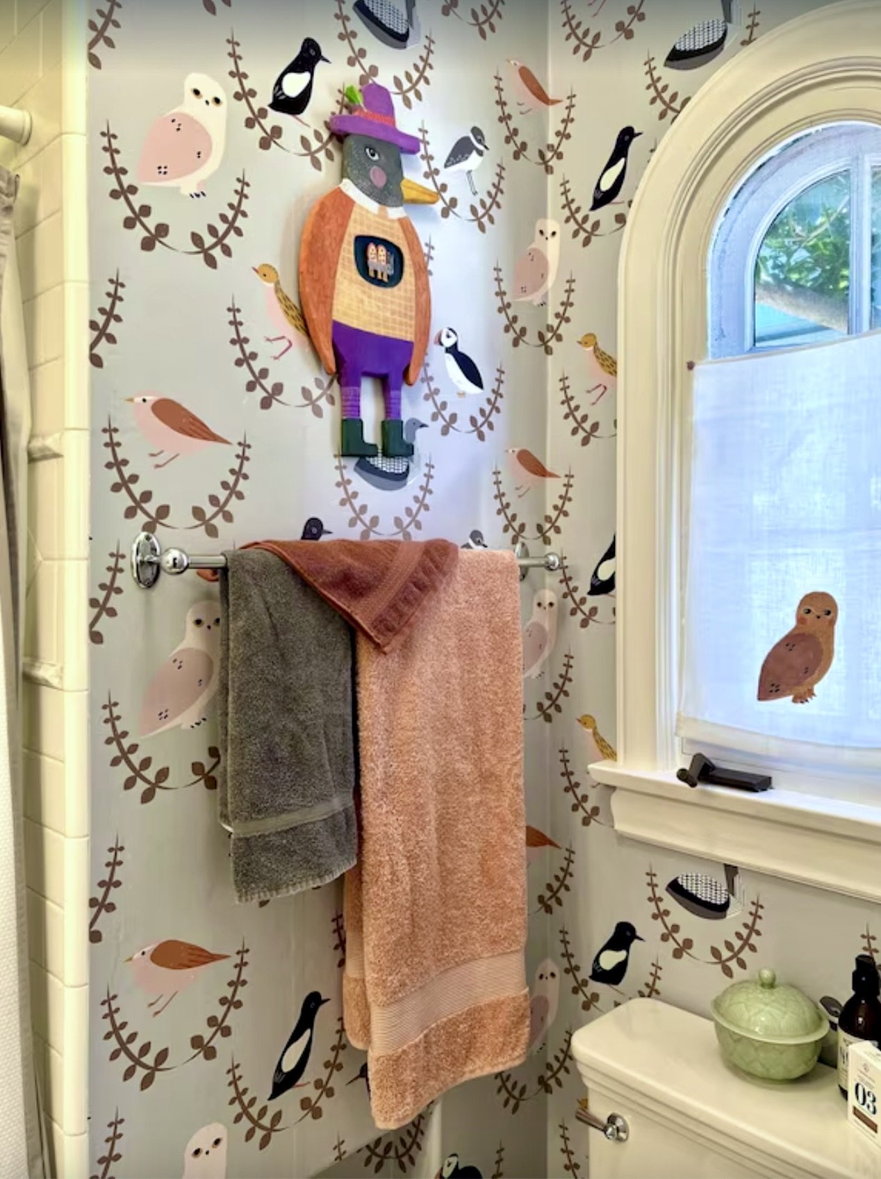 Whimsical bath 2 is on suite to bedroom 3