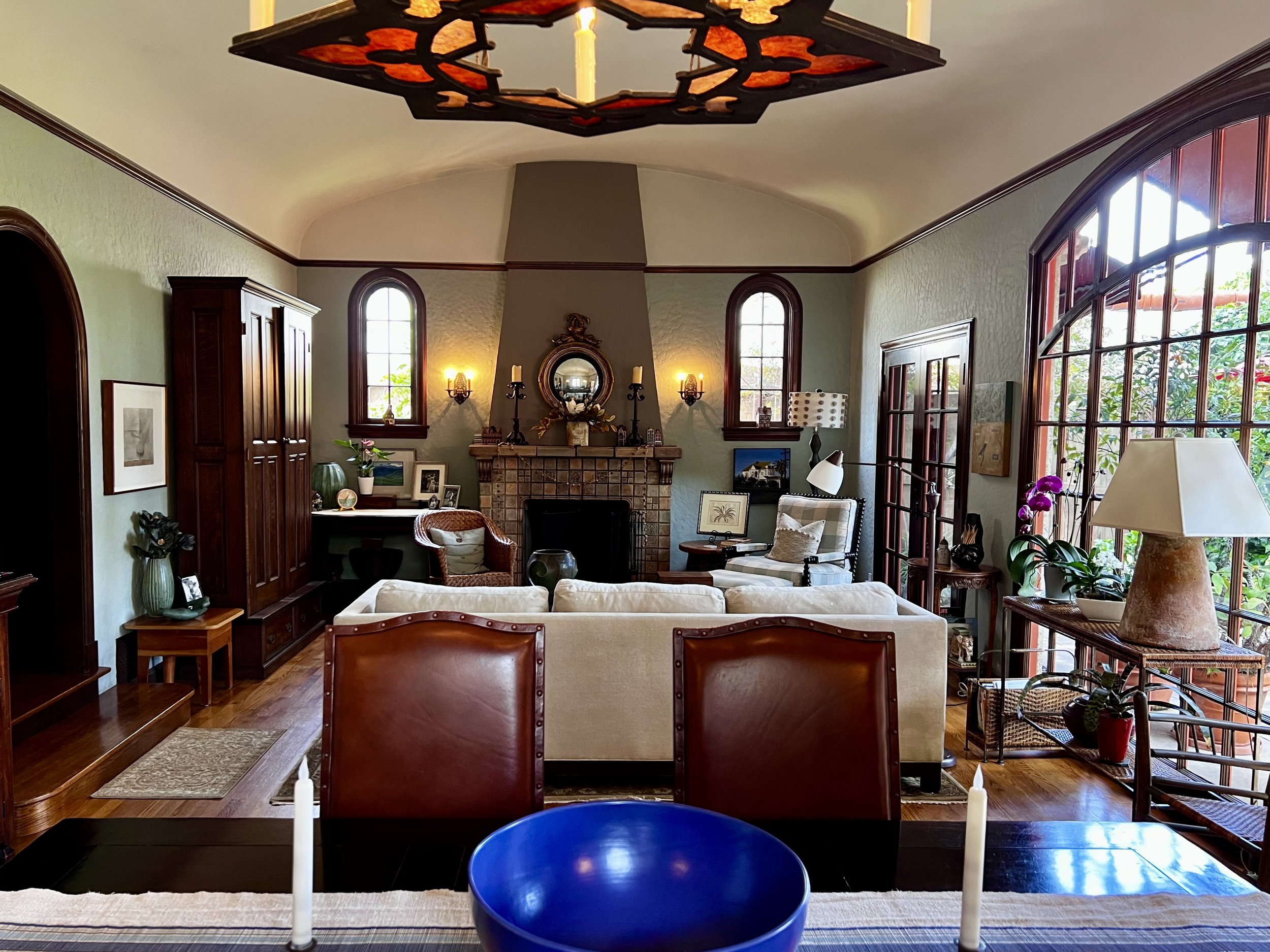 View from dining room area