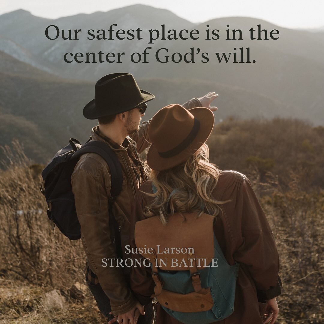 We know our trials have served us well when we come through with a greater desire to worship&nbsp;God for who and how He is, and we know that our safest place is in the center of His will.&nbsp;#SusieLarsonQuotes #StrongInBattle&nbsp;

Romans 5:3&nda