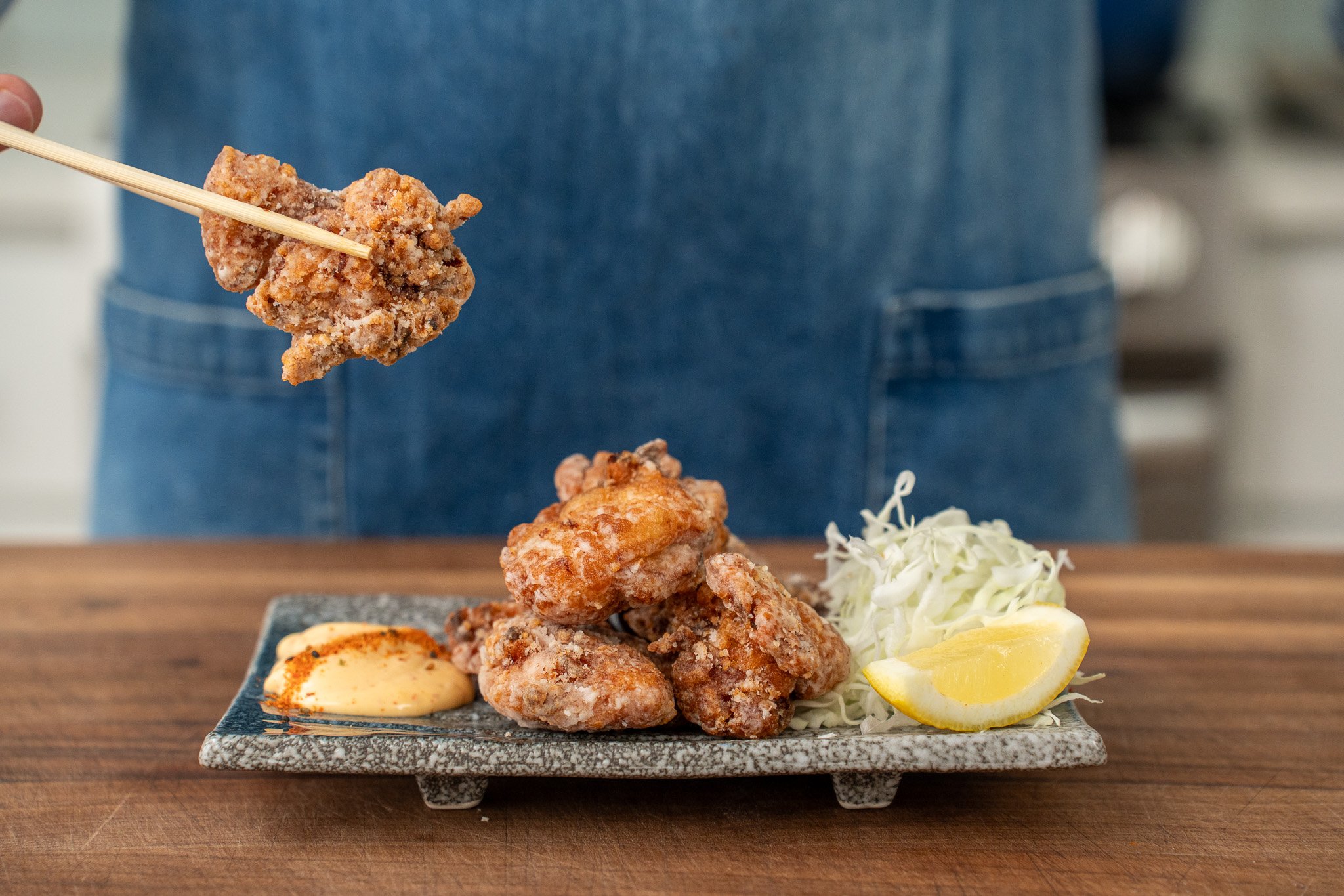 Is the fried chicken from Japan the best I've ever had? That's a hard MAYBE! Japanese Fried Chicken aka Karaage is light (for fried chicken), insanely crispy, and is truly one of the most pleasurable things you can put in a human mouth. I've got a gr
