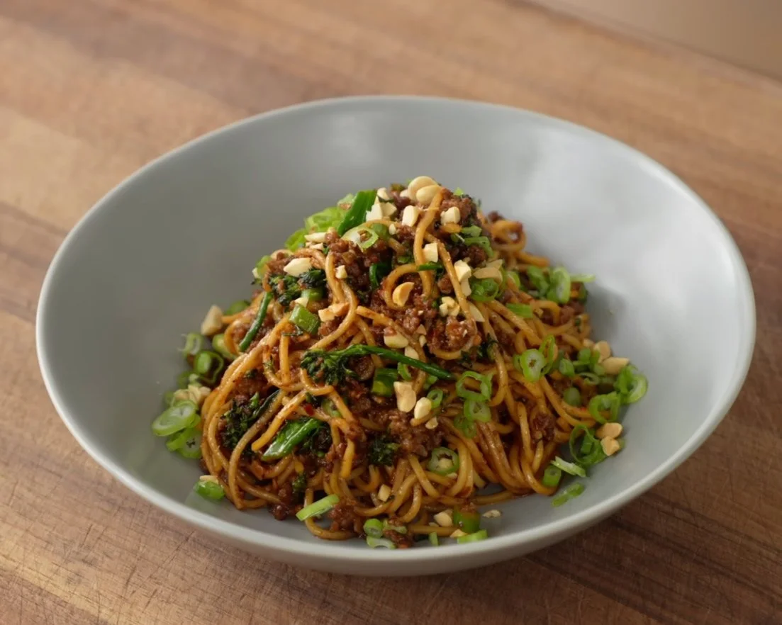 Chili Crisp Peanut Noodles