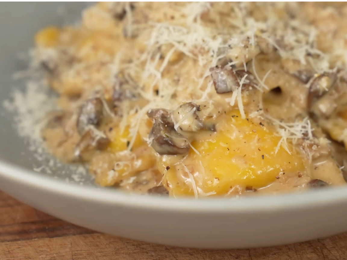 Ravioli With Marsala Cream Sauce