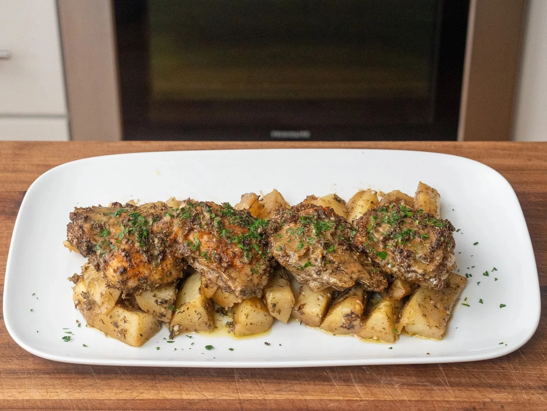 Greek Chicken and Potatoes