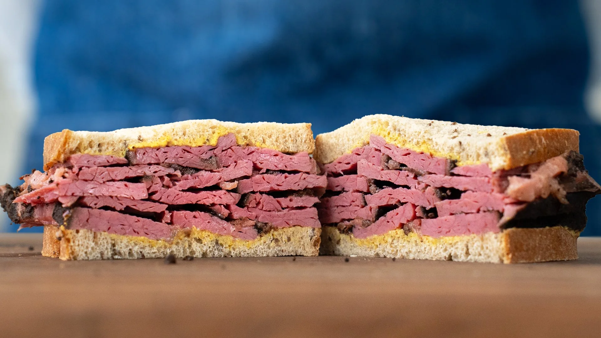 Homemade Pastrami on Rye