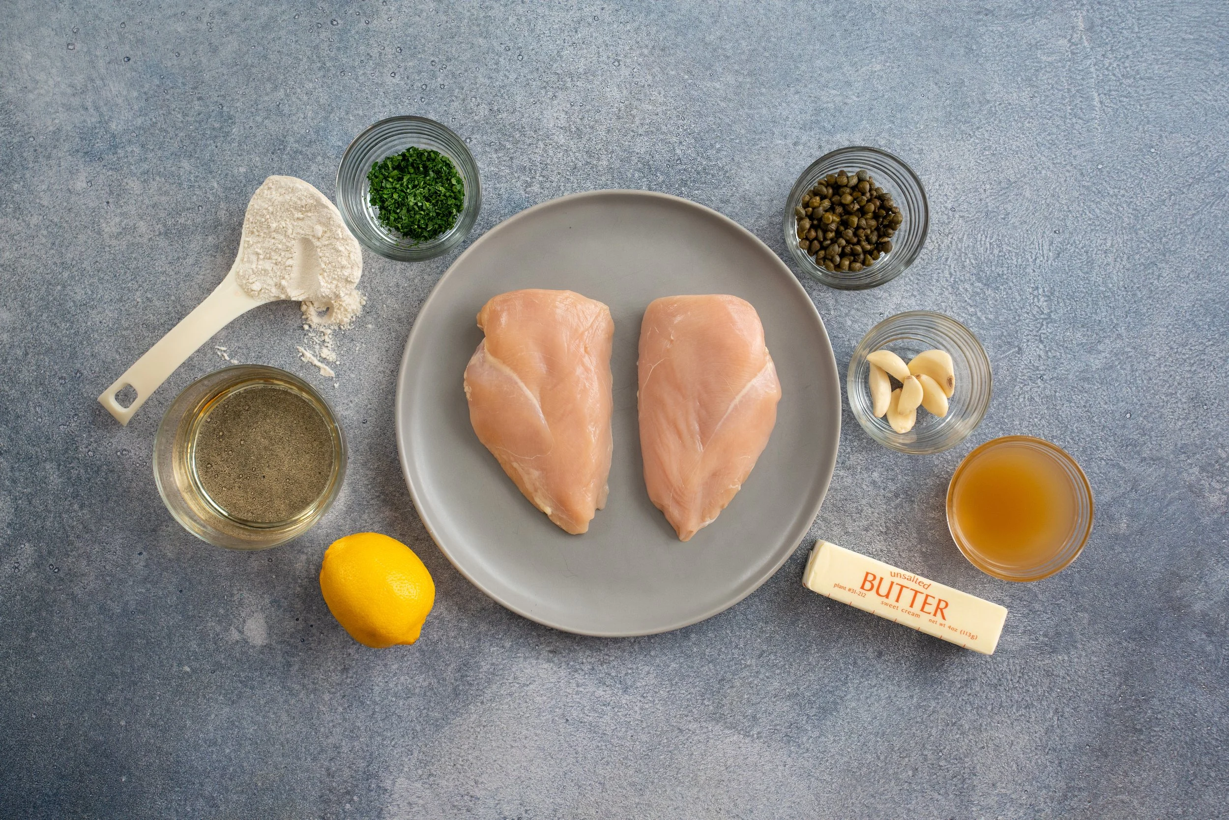 ingredients for chicken piccata