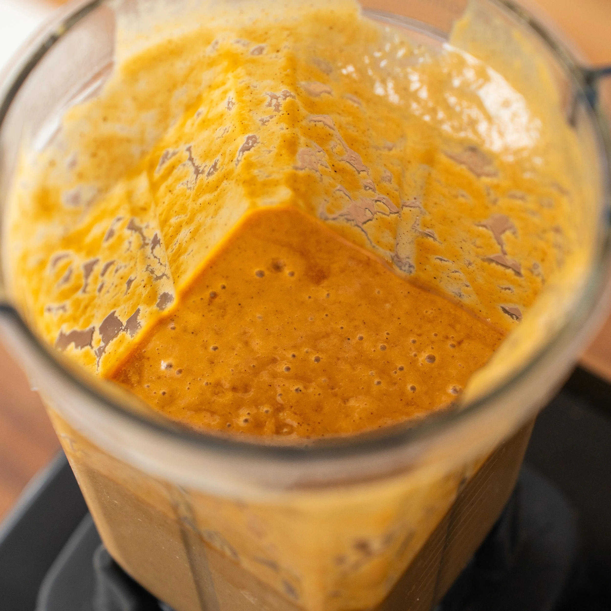finished galbi marinade in a blender jar