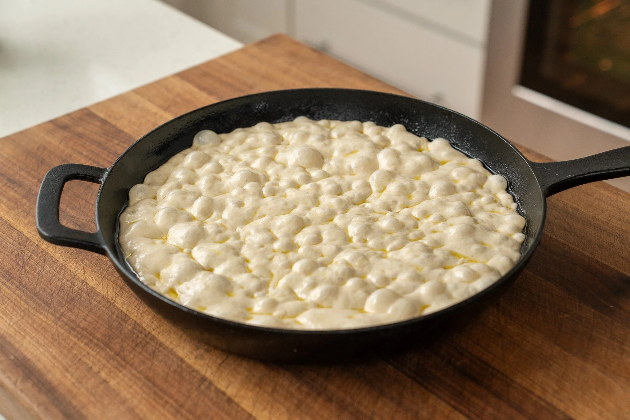 ready to bake focaccia