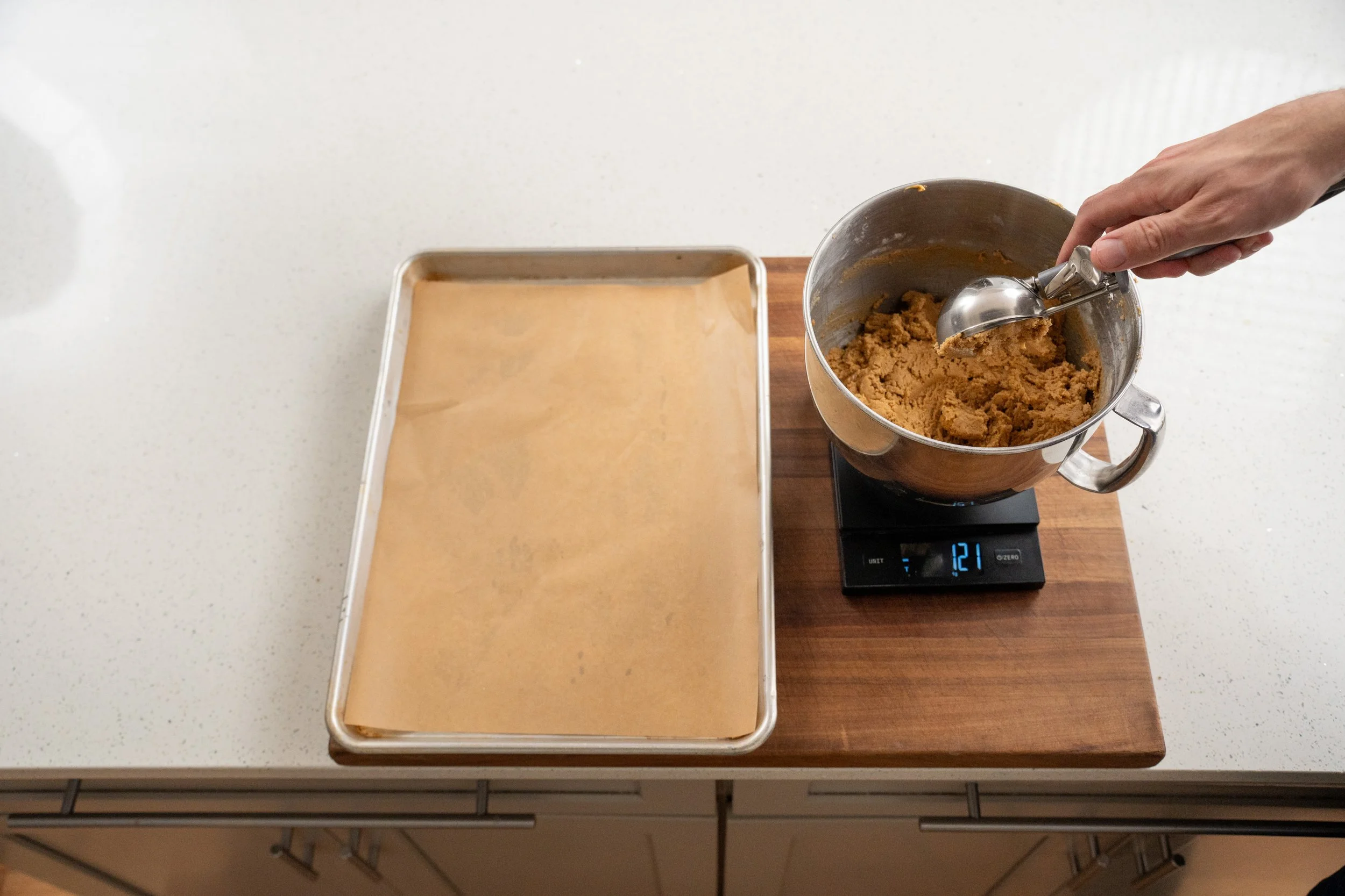 120 gram peanut butter cookie measure