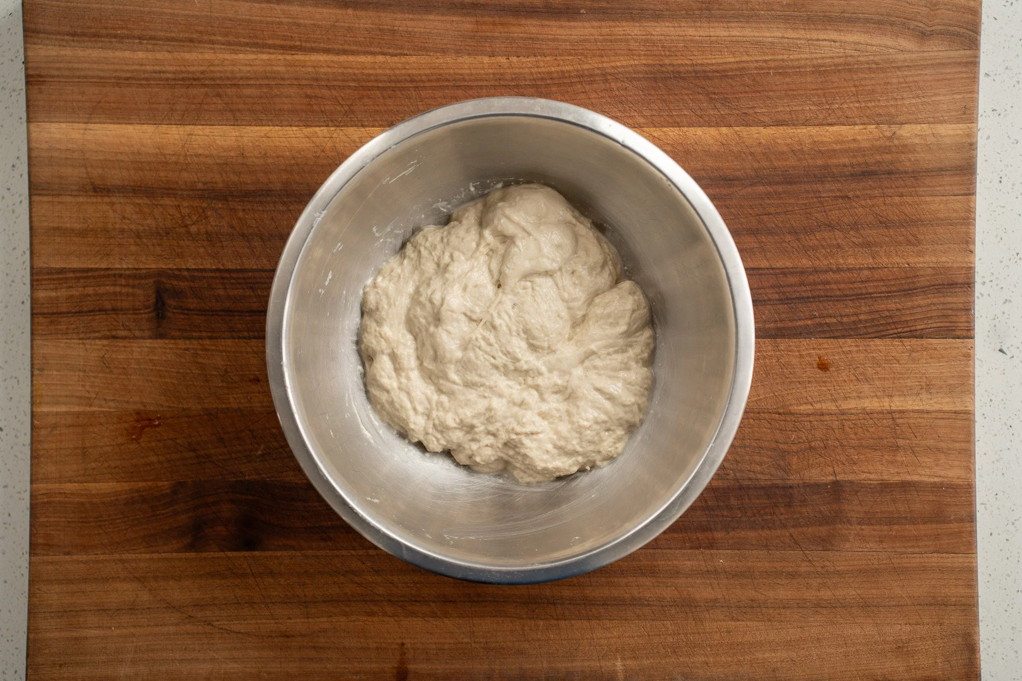 dough after first mix