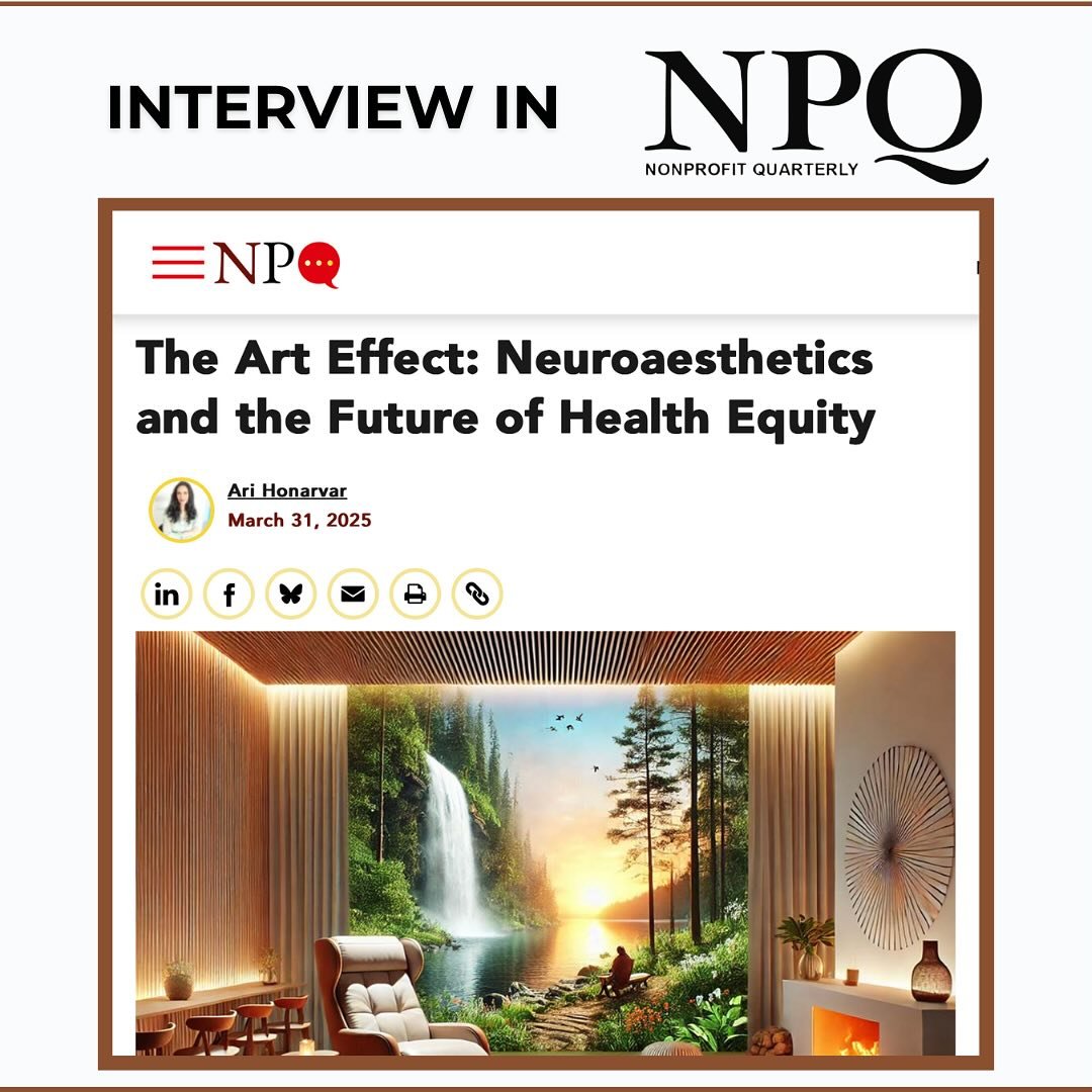I was recently interviewed by Nonprofit Quarterly for their article: &ldquo;The Art Effect: Neuroaesthetics and the Future of Health Equity&rdquo;

Slides = a few quotes + additional thoughts!

Full article link in bio 🙌

❓What do you think about th