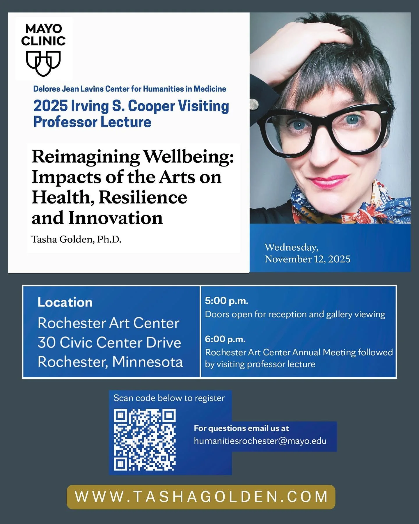 Thrilled to share that I&rsquo;ve been invited to deliver the Mayo Clinic&rsquo;s 2025 Irving S. Cooper Visiting Professor Lecture!

✨FREE | OPEN TO PUBLIC✨

|| In-person &amp; Live-streamed ||

🔗Details + register at link in bio 
.
.
🎤This will al