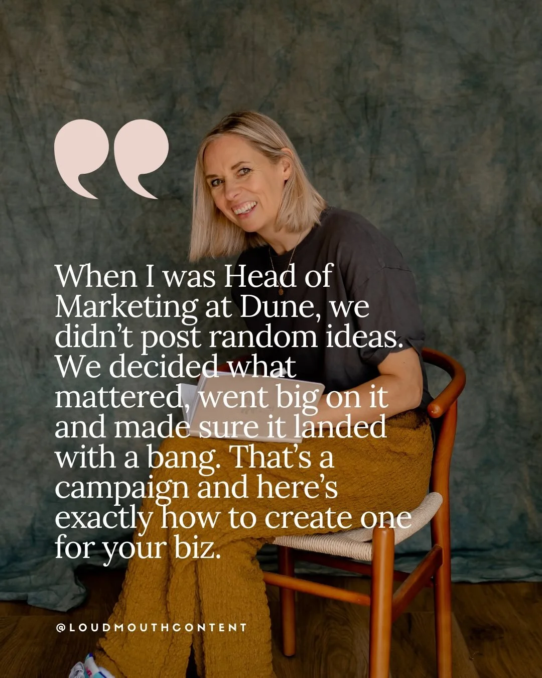 🎟️ Comment MAP for a workshop ticket 

Marketing works when you give an idea room to breathe. One post on is unlikely to cut through, no matter how good it is. What creates impact is seeing the same message more than once, from different angles, unt