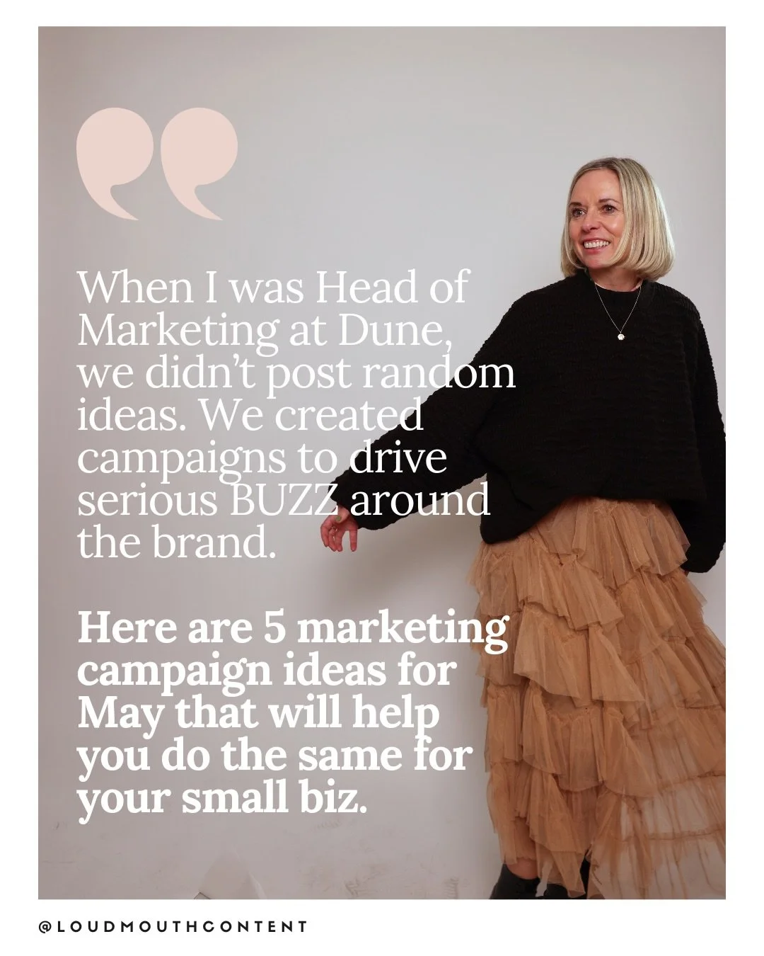 If the thought of thinking up one more F*CKING content idea has you sighing like a sad sack on a Sunday eve, allow me to show you another way. One that&rsquo;s juicy and fun, that&rsquo;s creative and actually feels GOOD! 

I KNOW it&rsquo;s quicker 