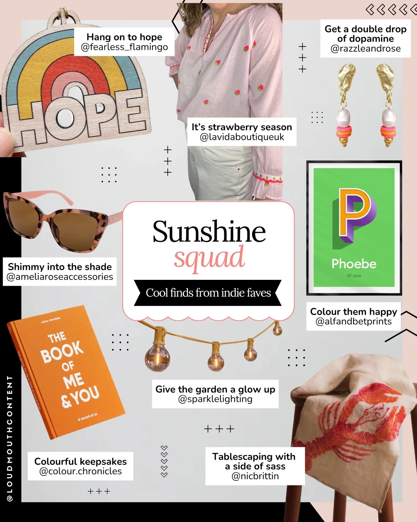 🌈 If it&rsquo;s going to rain later, I DON&rsquo;T want to know! Because I&rsquo;ll be looking ONLY in the direction of these sunshine finds. If you&rsquo;re in need of a dopamine hit right now, these indie faves are ready and waiting in the wings t