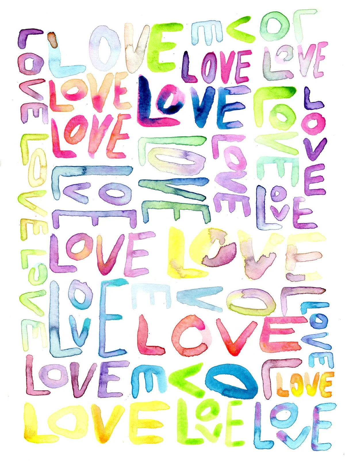 Lots of Love in Watercolour