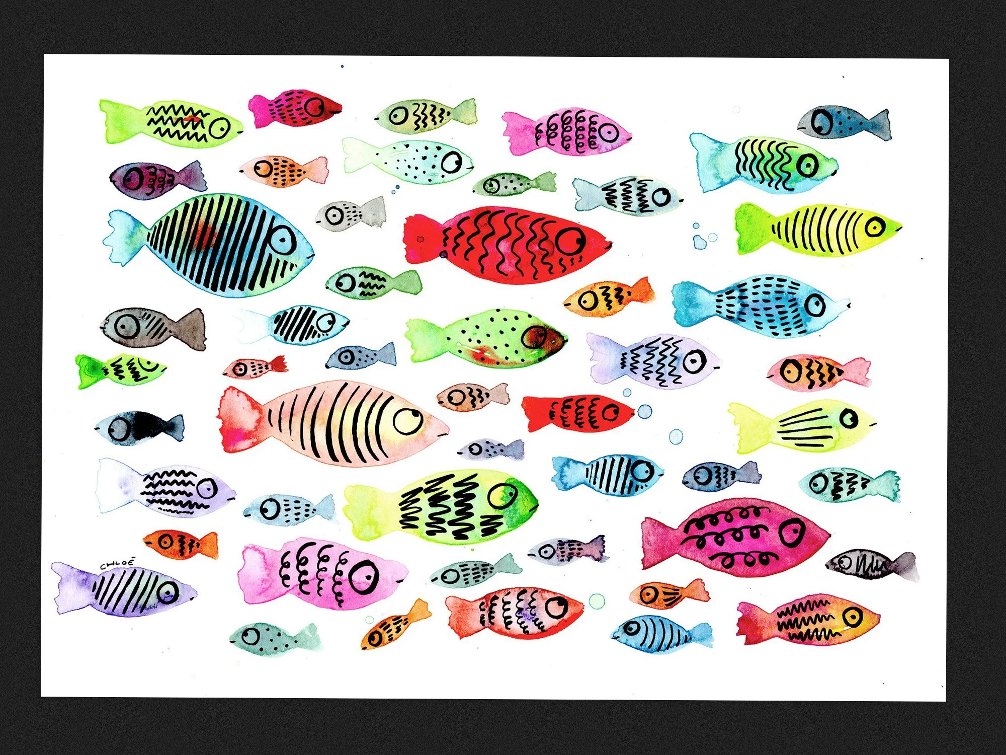 "Fish Out Of Watercolour"