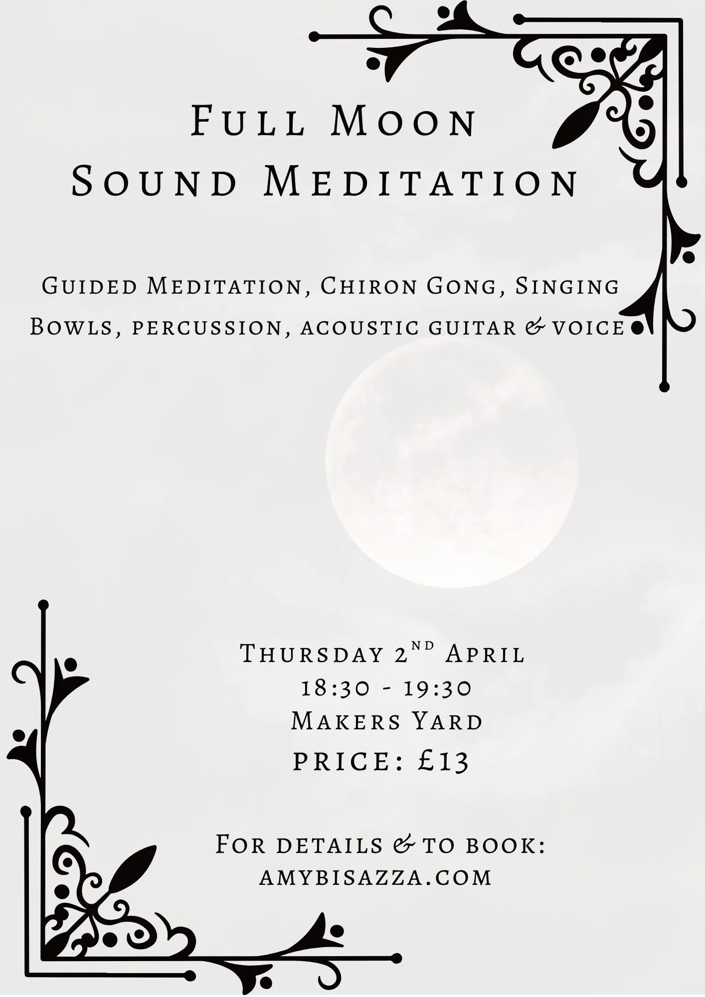 Full Moon Sound Meditation at Makers Yard