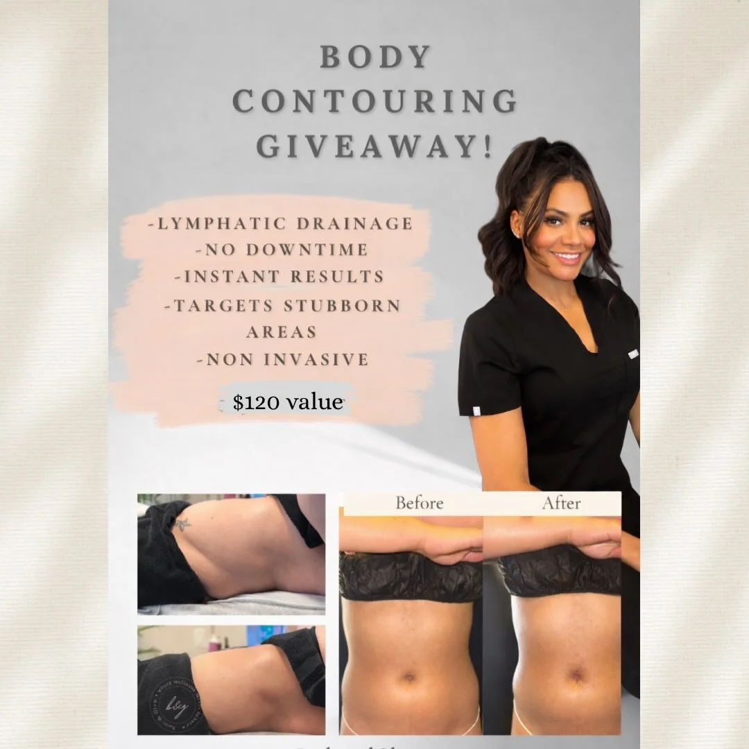 ✨ BODY CONTOURING GIVEAWAY ✨

Win 1 Ultrasonic Cavitation Session ($120 Value) 🤗

Non-invasive sculpting that helps:
✨ Target stubborn fat
✨ Reduce bloating
✨ Support lymphatic drainage
✨ Smooth &amp; contour with no downtime! 

Ready to feel snatch