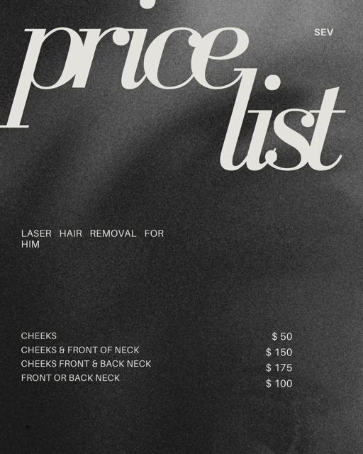 Black & White Monochrome Simple Aesthetic Price List Portrait Instagram Post - 3.PNG
