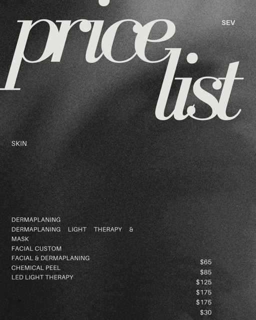 Black & White Monochrome Simple Aesthetic Price List Portrait Instagram Post - 5.PNG