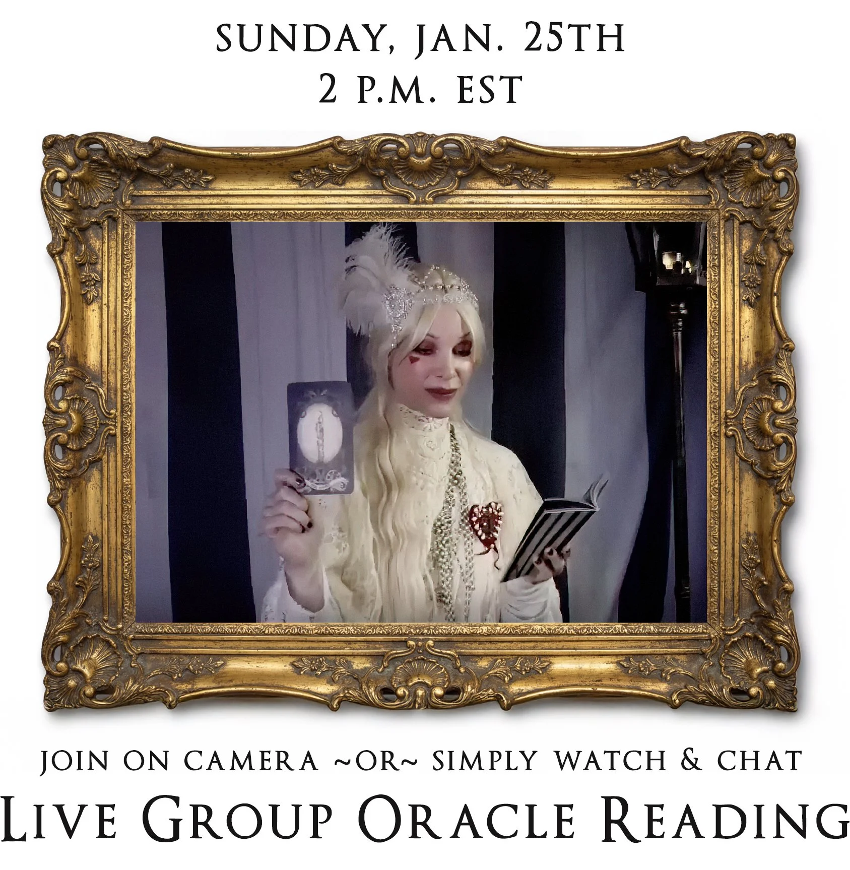Emilie Autumn invites you to a live Asylum Oracle reading.