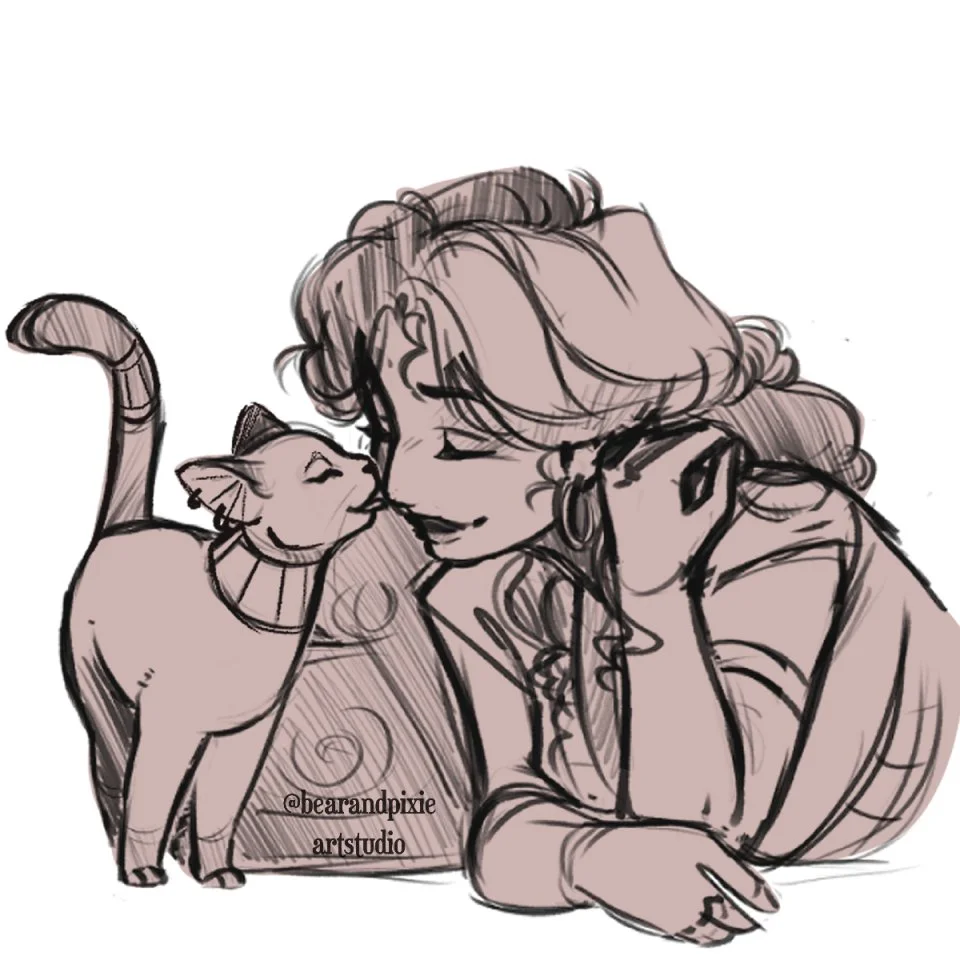 Layla - expressions -sketches- sq posts-aziza and layla playing together.jpg