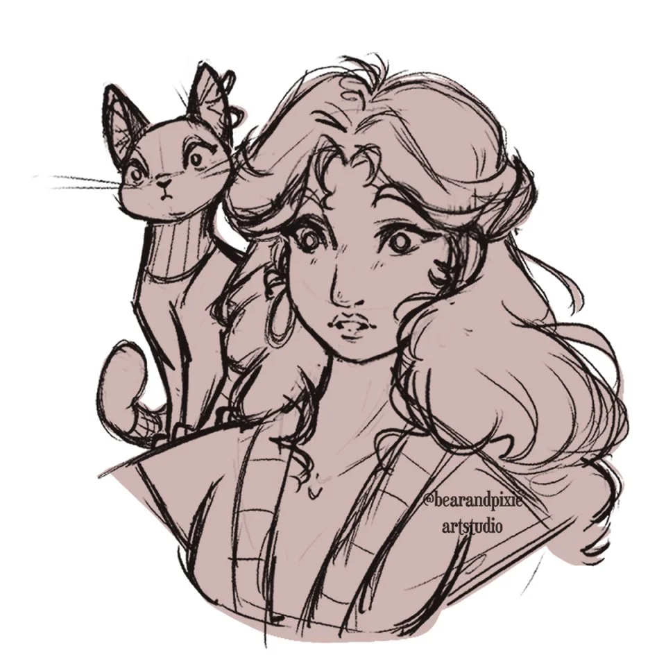 Layla - expressions -sketches- sq posts-aziza and layla surprised.jpg