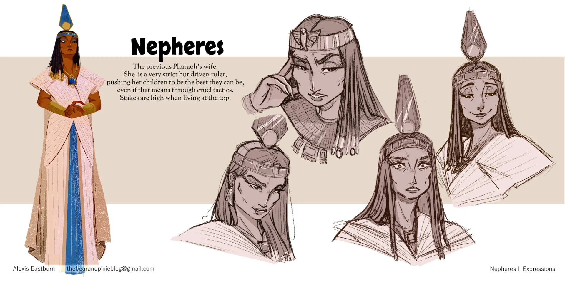 Beauty and the forgotten pharaoh - character sheet - Nepheres.jpg
