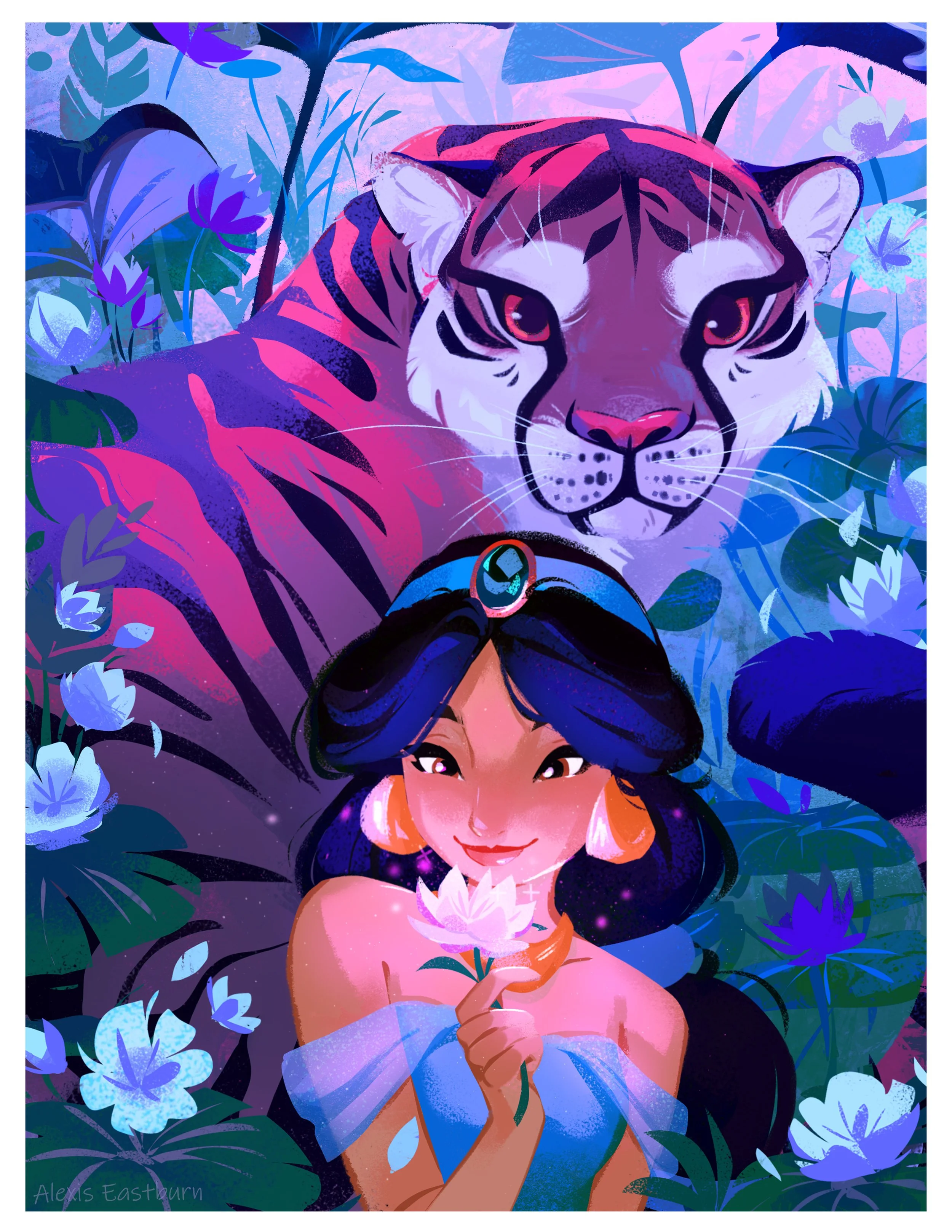 Jasmine and her tiger.jpg