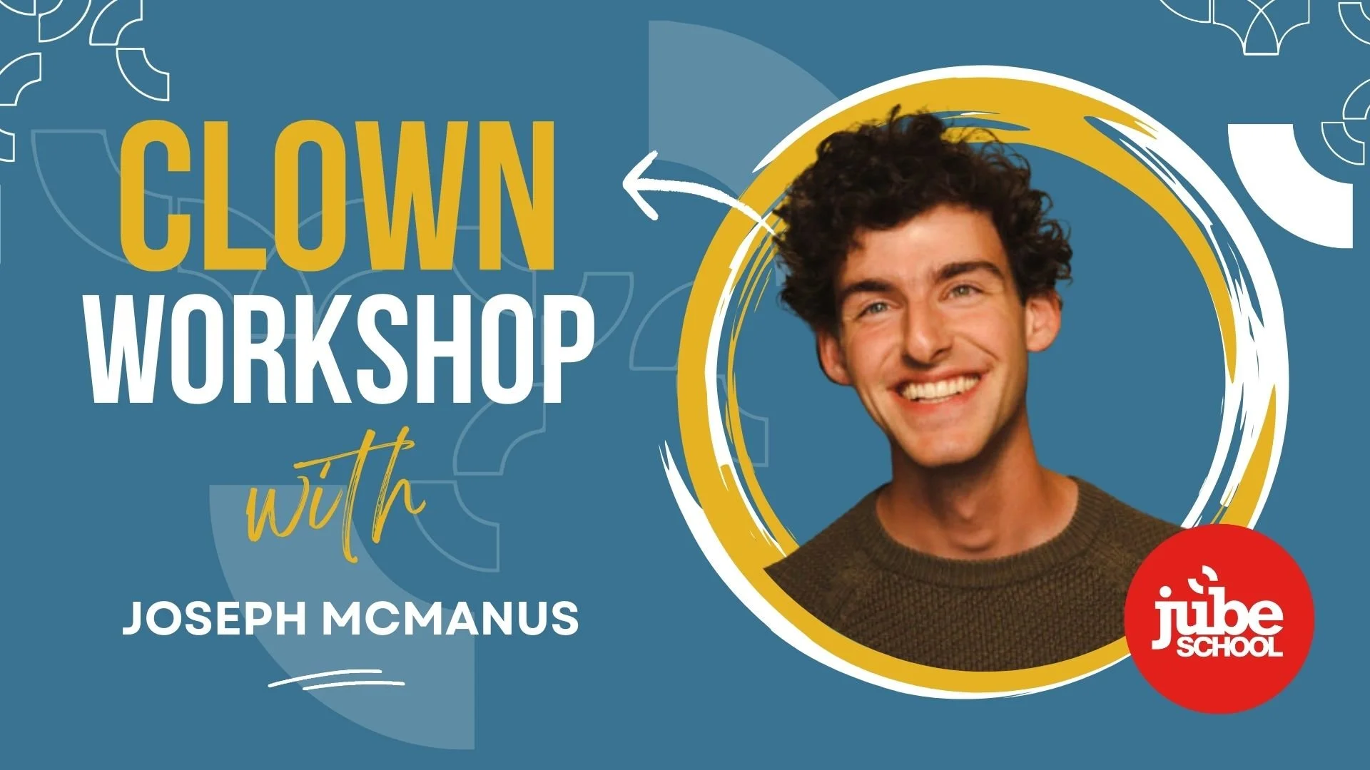 Is there more to clowns than red noses and big shoes? Joseph McManus introduces us to the philosophy behind clowning and how we might apply those ideas to our everyday lives. Students will be guided through simple exercises that can be done in the cl