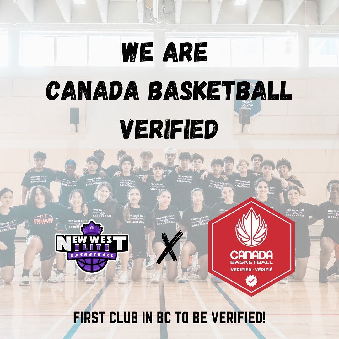 We are the FIRST club basketball program in British Columbia to be Canada Basketball Verified!

We are extremely excited to announce that we have successfully completed all the requirements for the Canada Basketball Verification Program. Becoming the