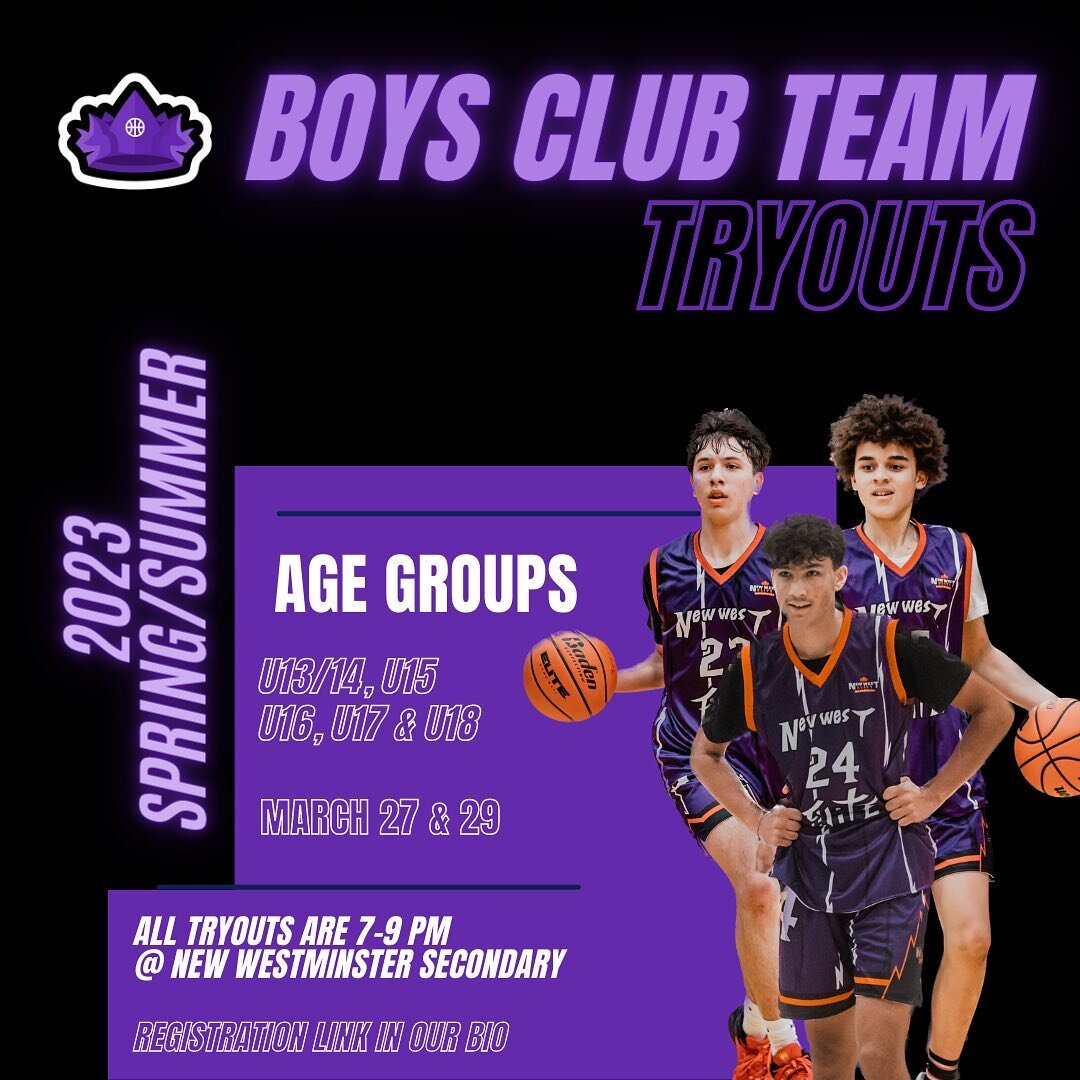 2023 SPRING/SUMMER CLUB TEAM REGISTRATION IS NOW OPEN! 

We are excited to announce our new U15/16 girls team, U13/14 &amp; U15 boys teams this season. Going to be another fun filled AAU season! 

Some changes from our previous post: 
- U14 team is n