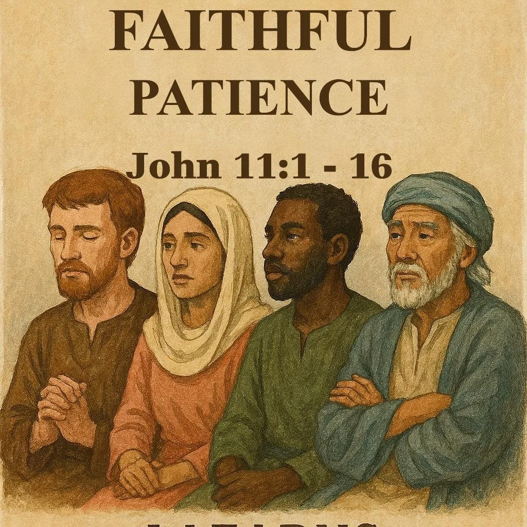 john 11:1 - 16 faithful patience