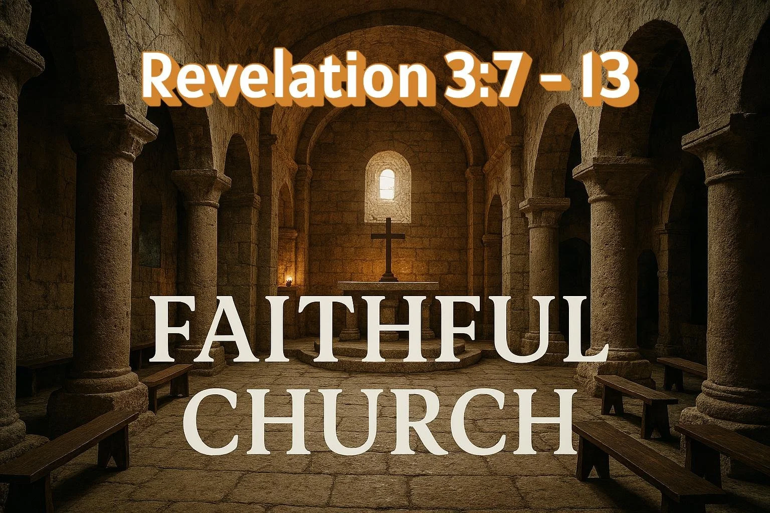 Revelation 3:7 - 13 faithful church