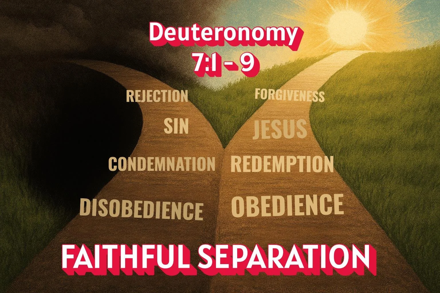 Deuterononmy 7:1 - 9 Faithful separation