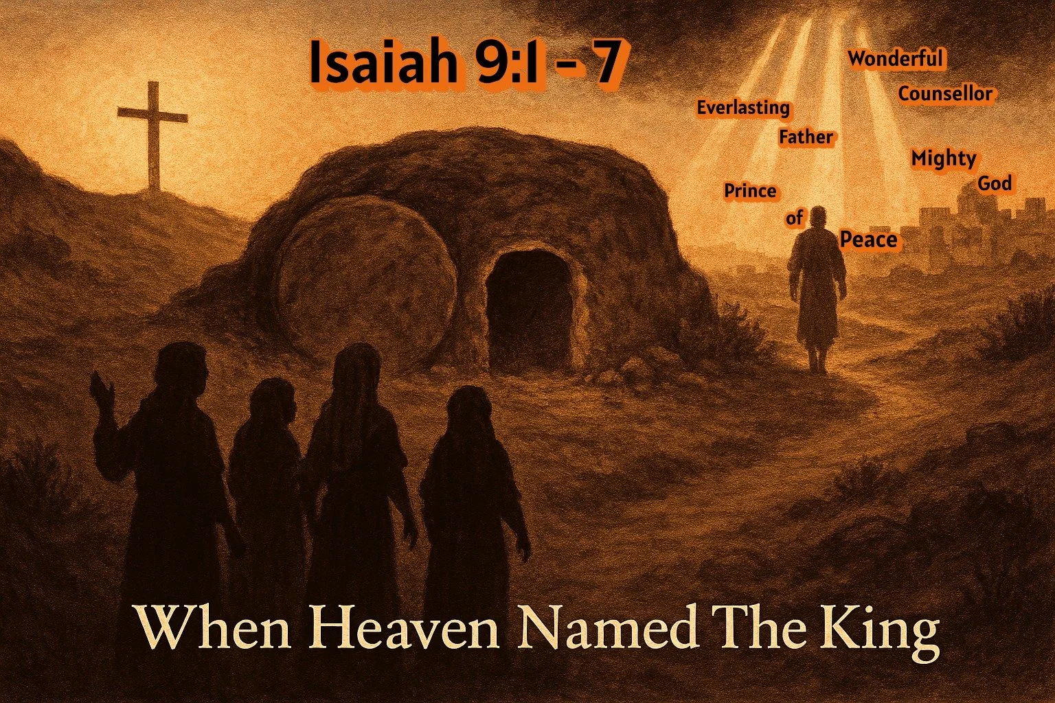 isaiah 7:1 - 9 when heaven named the king