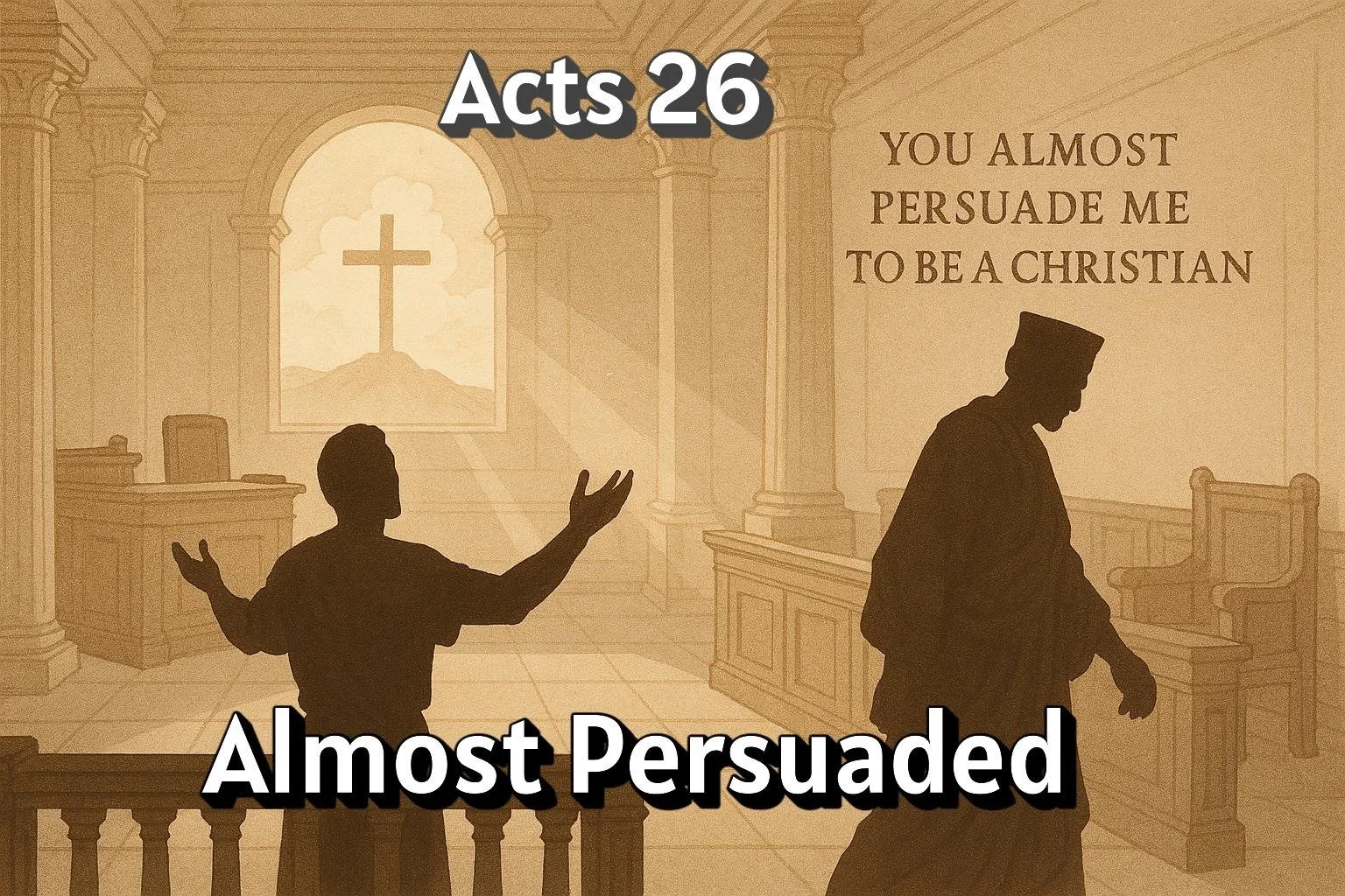 acts 26 - almost persuaded