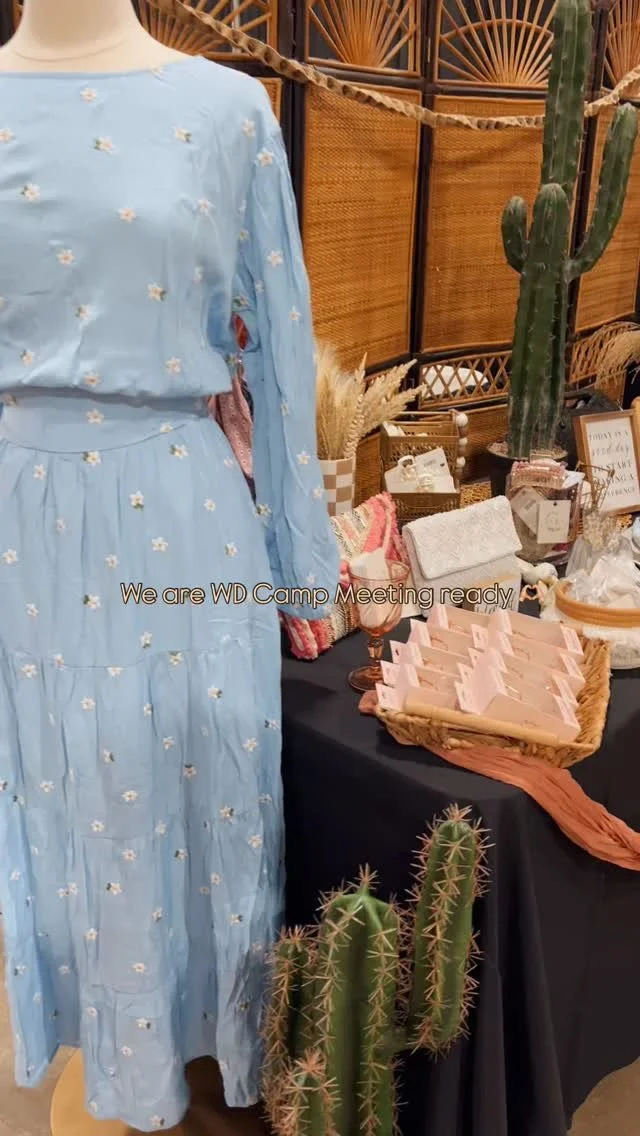 Come shop at WD Camp Meeting ๐ซถ๐ผ
Small-3X skirts, dresses, shirts, and accessories! ๐๏ธ
We are ready for you๐๐ป
#wdcm25 #modest #modesfashion #modestclothing #boutique