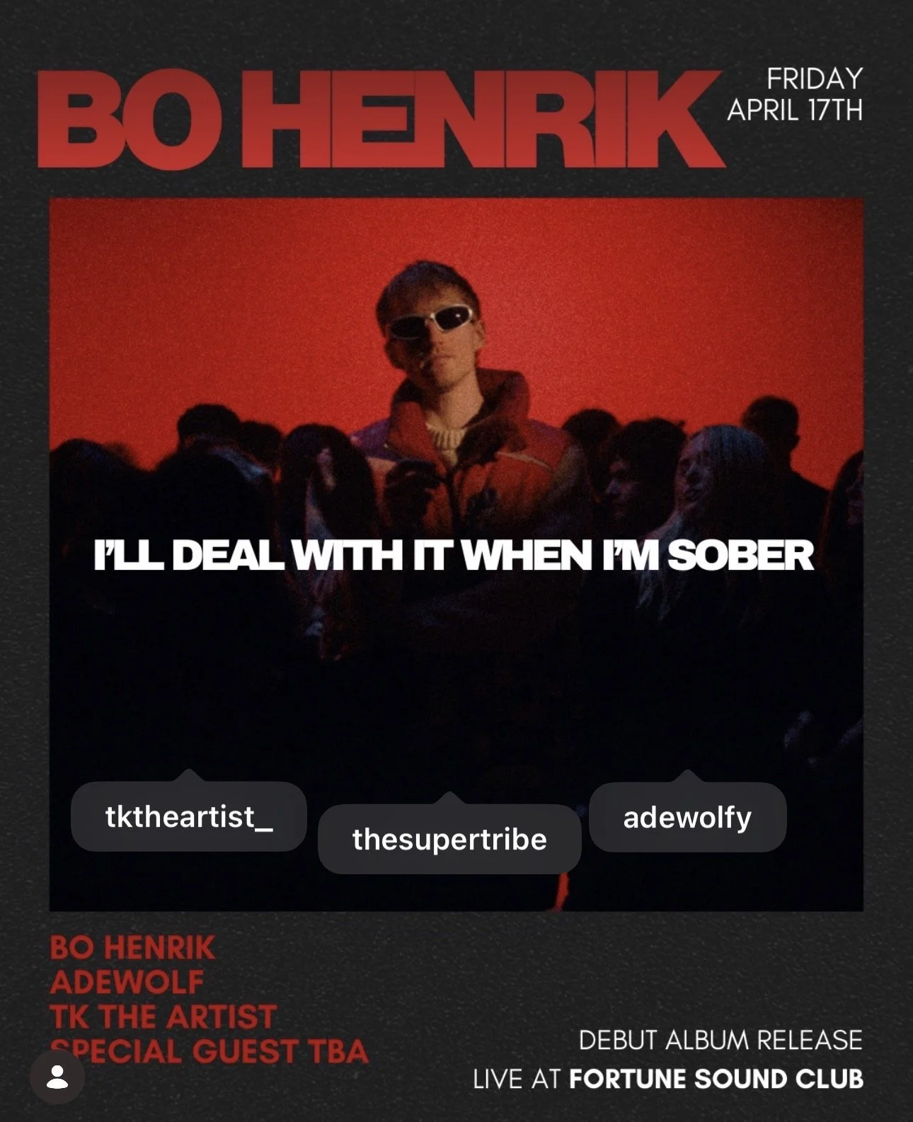Bo Henrik-Album Release 