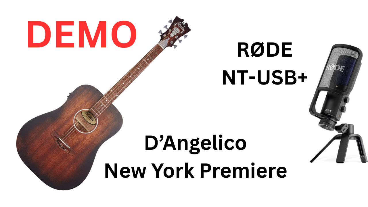 DEMO: D’Angelico Guitar &amp; RØDE Mic